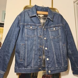 NWT Madewell Boxy Crop Denim Jacket